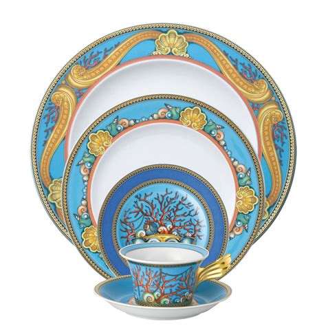 versace 5 piece place setting|Versace by Rosenthal La Mer 5.